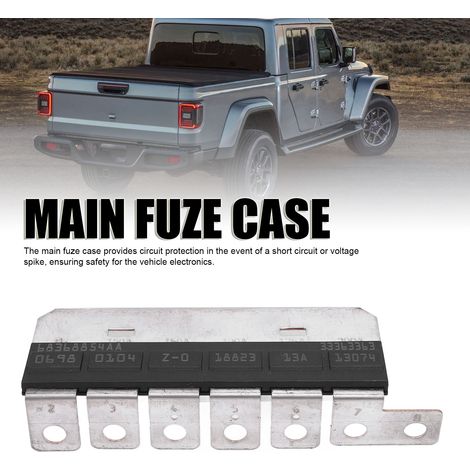 Hauptsicherungsblock 956-358 aus Aluminiumlegierung mit erhöhter Sicherheit für Jeep Wrangler JL und Gladiator JT (1/5)