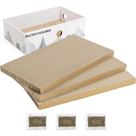 3-Pack Recharges Griffoir Chat pour Boîte, Grand, Recharges Seules (1/5)