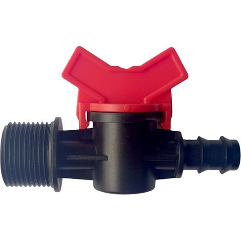 VALVULA DE INTERRUPTOR DE RIEGO POR GOTEO 16 MM X 34 LLAVE DE PASO  LA VALVULA DE LA MANGUERA DE RIEGO ESTA HECHA DE PLASTICO DE ALTA CALIDAD QUE ES DURADERO RESISTENTE A LAS HELADAS Y A LOS