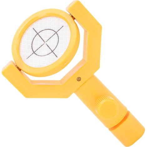 Cible réfléchissante pour station totale, plaque réflectrice de 50 mm de diamètre avec réticule et support pour tunnels, métros, mines et autoroutes (1/5)