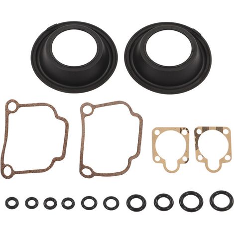 Jeffergarden Kit de réparation de carburateur de moto, 16 pièces, remplacement pour BING CV 32mm Carb Airhead R65 R75 R80 R90 R100-DOU