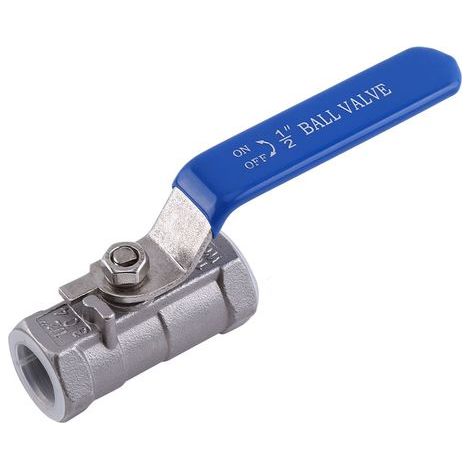 1/2"-Kugelhahn mit Innengewinde aus Edelstahl SS304 BSPT für Wasser, Öl und Gas (1/5)
