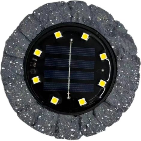 segnapasso solare da terra eurogarden bianco caldo 11,6 cm