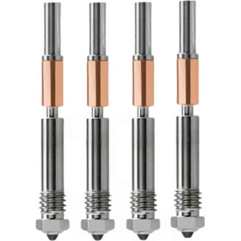 Packung mit 4 Stück für Druckkopf (Hotend), kompatibel mit P1P, X1C, P1S und X1 (0,6 mm). (1/5)
