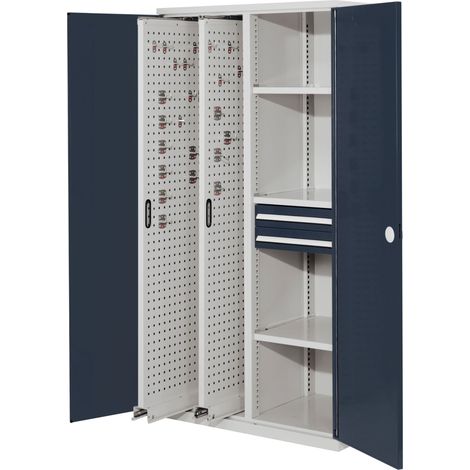 Kappes ®RasterPlan Vertikalschränke 1950x1000x600mm Modell 81 Doppelwandtüren anthrazitgrau