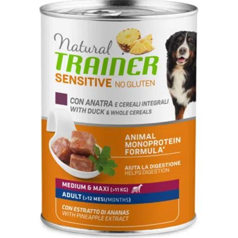 Natural Trainer Sensitive Adult 400gr M/M Anatra&Cereali No Gluten (1/2)