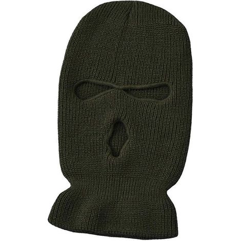 Herbst-Winter-Radfahrer-Gesichtsmaske, gestrickt, hochelastisch, Unisex, einfarbig, für introvertierte Menschen-Green