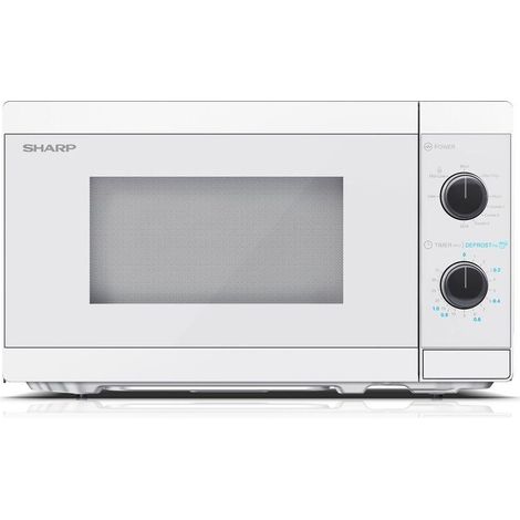 Sharp YC-MG01E-C Mikrowelle Weiß 20 Liter Grill 1000 W