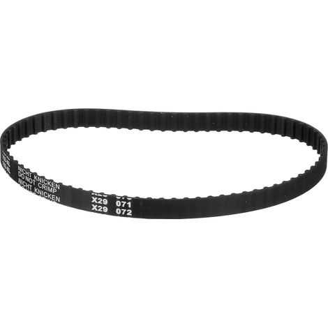 152XL 037 Timing belt, 76 teeth, black notched rubber, 10mm width, 5.08mm pitch, Timing belt for 3D printer (1/5)