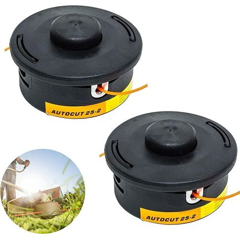 RHG 2 Pièces Tête de Debroussailleuse AutoCut 25-2 pour Stihl, Tete de Tondeuse pour STIHL FS55 FS80 FS85 FS87 FS89 FS90 FS100 FS120 FS250 Débroussailleuse FS KM Series (1/5)