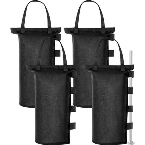 4 Pièces Sac de Lestage Oxford 600D Super Porteur Imperméable Sacs de Sable pour Tente Tonnelle Pliante Outdoor(15 x 50 cm) (1/5)