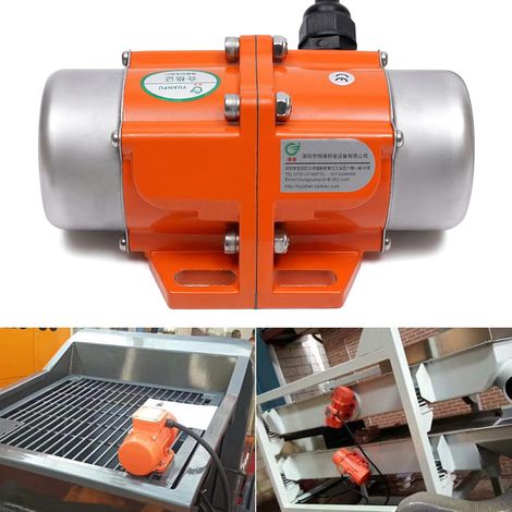 Moteur de vibration asynchrone monophasé/triphasé pour appareils mécaniques 3000 tr/min 220 V (100 W) (1/5)