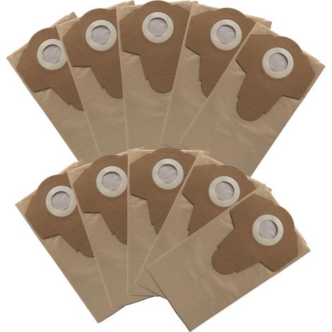 Sachet d’aspirateur Sachet d’aspirateur 10x  Sachets filtrants sachets filtrants convenant pour Parkside Nass  Aspirateur à sec PNTS  1500 D5