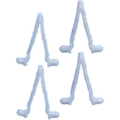 Mollette ricambio a v per accessori pulizia piscine - conf. da pezzi 4