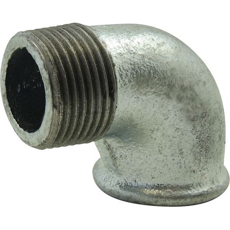 Coude 90° fonte galva MF - Diamètre : 1 1/2''