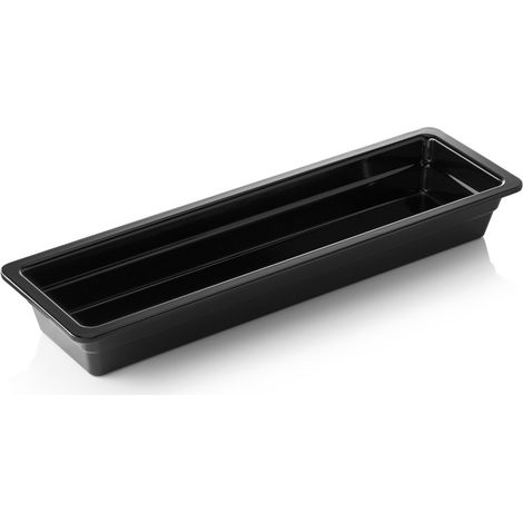 Bac GN 2/4 mélamine H 65 mm 3,6 ltr noir GN 65 BLACK - Was Germany (1/2)