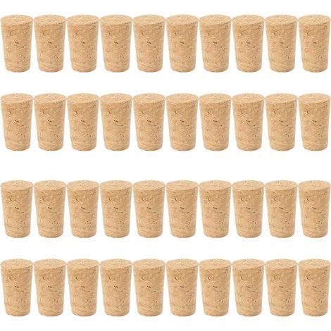 wood stopper for wine bottles wooden stopper cone shaped (1/5)