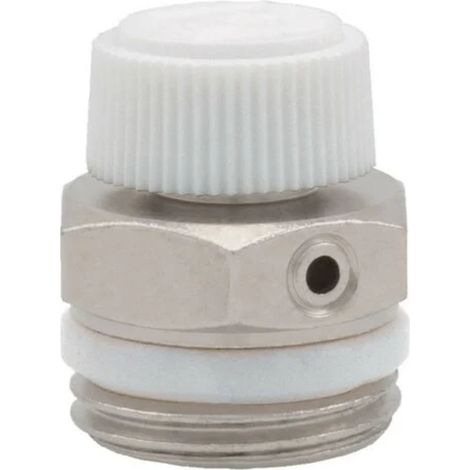 Schläfer 704111  Valvola di Spurgo Aria 3/8" per Termosifoni, Manopola di Sicurezza, Valvola con Scarico Girevole per Caloriferi e Termoarredi, Finitura Cromata (1/5)