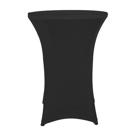 Perel FP201 funda para mesa alta negra de poliéster