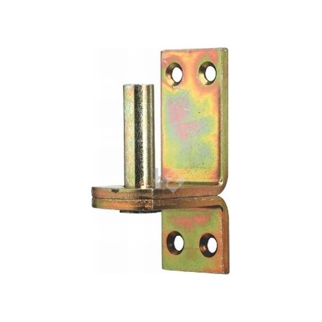 Kloben Plattenkloben Aufschraubhaken gelb verzinkt D2 13 mm-Dorn