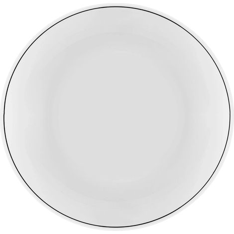 Bormioli Rocco White Moon tiefer Teller weiß 23 cm