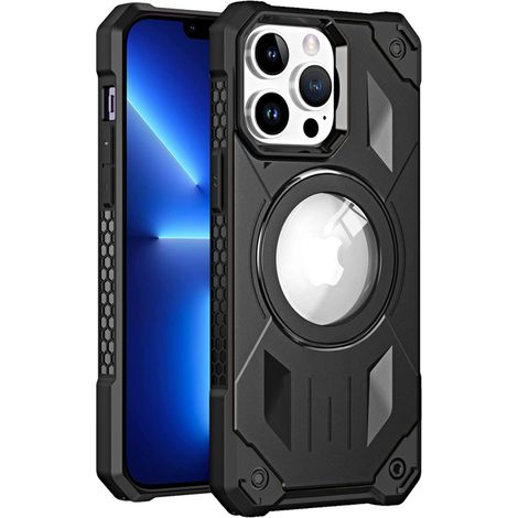 Custodia MagSafe resistente per iPhone 13 Pro Max, nera (1/5)