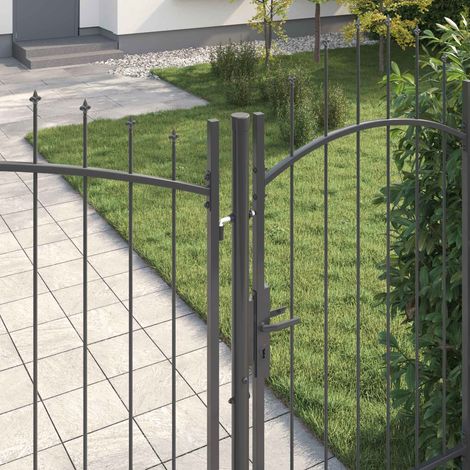 Maison Exclusive - Cancello da giardino WOERDEN 195 x 400 cm Acciaio Bloccabile (1/4)