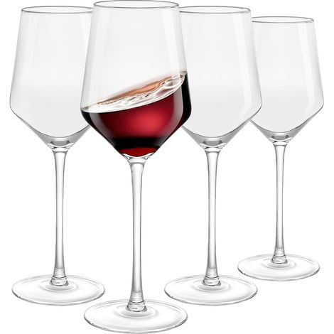 Lot de 4 Verres à Vin en Cristal 52 cl