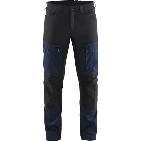 Pantaloni da lavoro elasticizzati 1456 - Blu scuro/Nero XL - FR(50) - SE(C56) - Standard