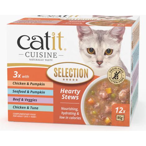 Catit Cuisine - Assortiment de ragoûts pour chats - Pack découverte - 12 unités (1/3)