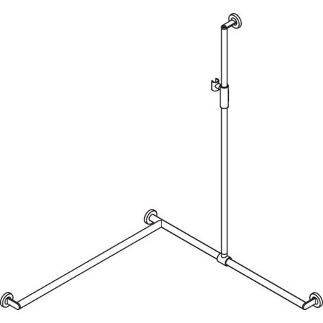 HEWI 900.35M33460 ER DUHA, d:25/30, A1:1250, W1/W2:965, (1/3)