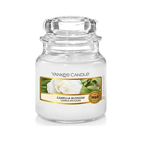 Candela Yankee Candle in barattolo piccolo, fiore di camelia, 104 g (1/3)