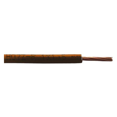 RS PRO Conduit, section: 2,5 mm², 750 V Marron H07Z-R 6491B ( Prix pour Bobine de 100 Mètres )