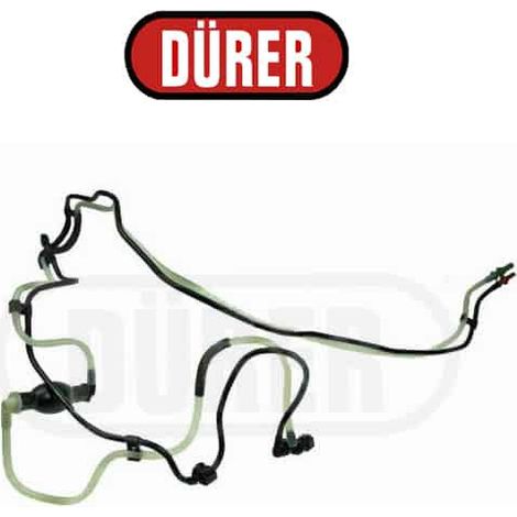 Kit poire d'amorcage carburant avec tuyauterie thermo-scellée – Adaptable 1.5 DCI – Pour Renault Mégane II, Scénic II – Durer Germany