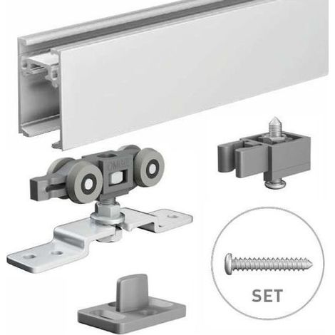Kit de rail pour porte coulissante de 280 cm, 1400 Omge