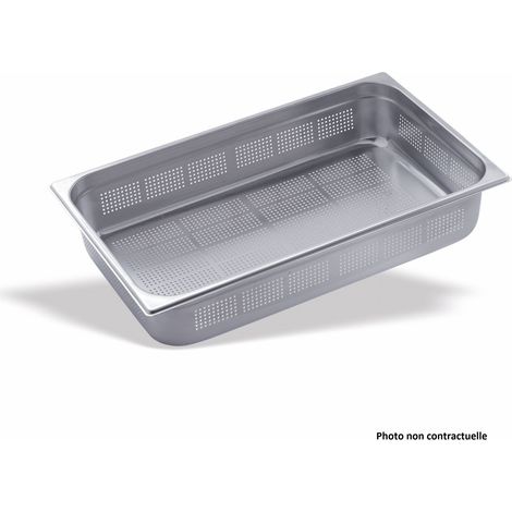 Bac Gastro Inox GN 1/1 Perforé - P 65 mm - Pujadas