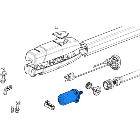 CAME Originalersatzteil, 24V ATS30-50 Motorgruppe (1/3)