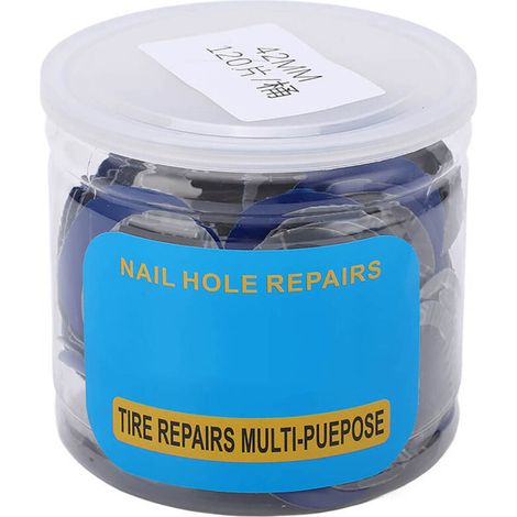 Jeffergarden Correctif de réparation de Pneu, correctif de réparation de Pneu de Voiture Ronde en Caoutchouc Naturel de 120PCS 43mm Sportinggoods Vélos Et Pièces Rustine Pneu Voiture Emplatre Pneu Voi