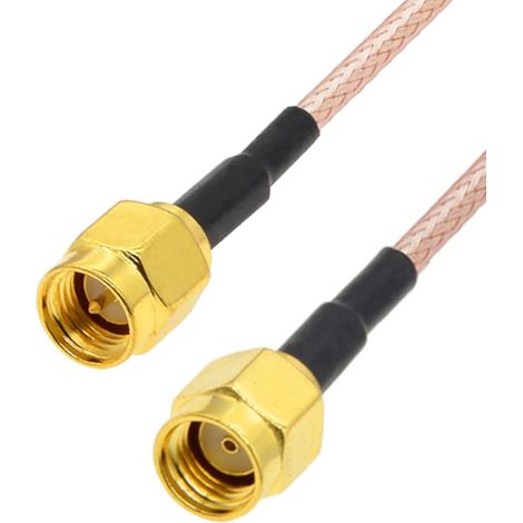 Cavo pigtail con connettore SMA / connettore SMA-RP RG316 da 2 m