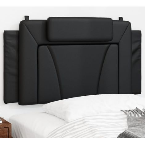 vidaXL Cuscino Testiera Viana Nero 100 cm in Similpelle (1/5)