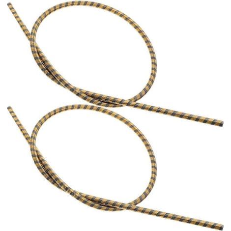 Lot de 2 Arbres Flexibles Universels de 89 Cm pour Débroussailleuse. Câble à Âme Flexible Silencieux. Pièce de Rechange Compatible Coupe-bordures et Tondeuses. Usage Jardin