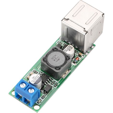 Module d'alimentation abaisseur de tension DC-DC 6-35V vers 5V 3A avec double port USB (1/5)
