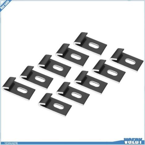 VGEBY 10Pcs Clips de Base Attache Serre Aluminium Robuste (1/4)