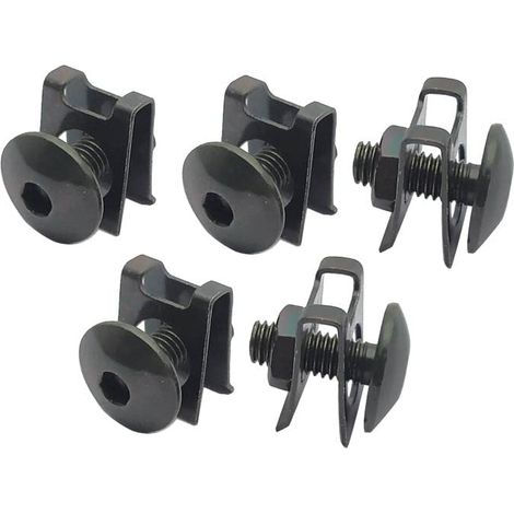 10/5 jeux de vis en plastique M6 6 mm pour moto, scooter, quad (1/5)