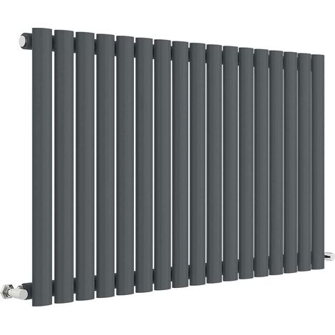 Nuie 600mm x 992mm Anthracite Revive Single Panel Radiator - HLA39 (1/6)