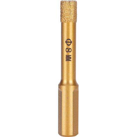 Foret Diamant pour Porcelaine, Céramique, Marbre, Granit, Verre - Taille 8mm