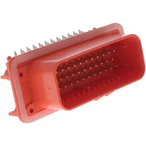Connettore AmpSeal femmina 35 vie arancione PCB 90° pin dorati