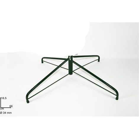 Base di ricambio per di albero natale a 4 piedi supporto in metallo richiudibile -Ø 66 cm (1/6)