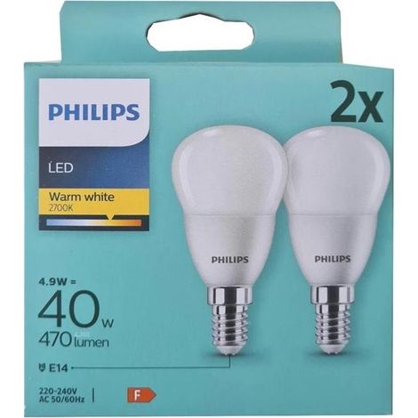 Ampolla Philips e14 globe 4.9W 470 lúmenes