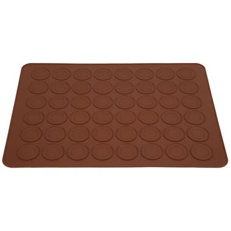 DEESSE SHOP-Tnfeeon Tapis à Macarons en Silicone, 48 Grilles Antiadhésives, Tampons de Cuisson pour Macarons, Biscuits et Desserts, Idéaux pour la Maison et la Boulangerie (1/5)